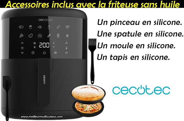 Avis Avantages et Inconvénients : Cecofry Bombastik 6000 Full Friteuse Sans  Huile 12-en-1 CECOTEC 