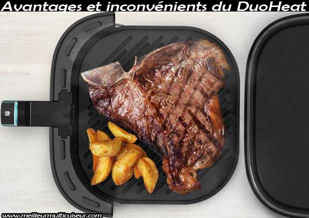 Bilan du Cecofry DuoHeat 6000 CECOTEC : friteuse sans huile 2200w avec  Fenêtre panoramique - Meilleur Multicuiseur