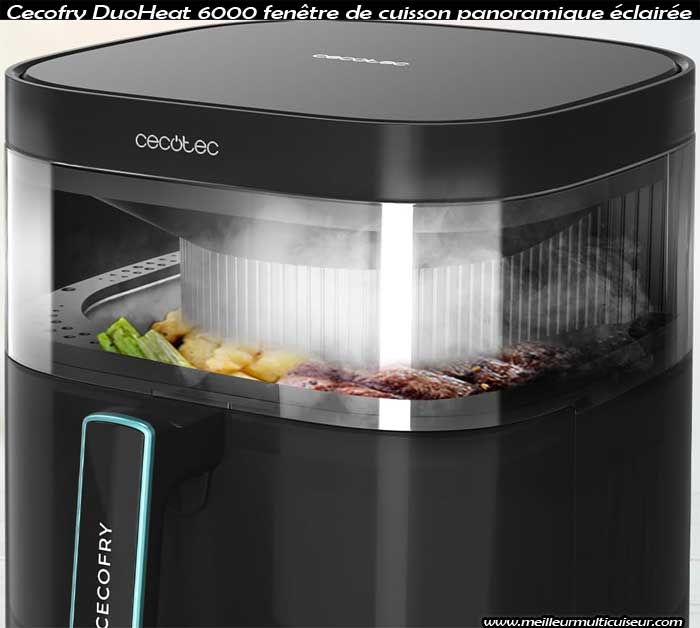 Bilan du Cecofry DuoHeat 6000 CECOTEC : friteuse sans huile 2200w