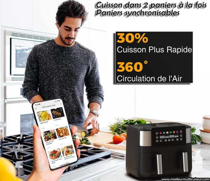 Avis Avantages et Inconvénients : Cecofry Bombastik 6000 Full Friteuse Sans  Huile 12-en-1 CECOTEC 