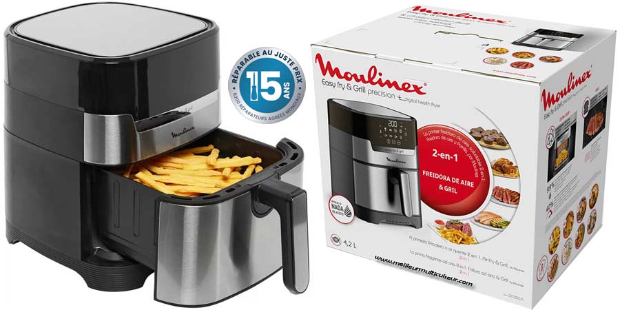 Moulinex Easy Fry & Grill Precision EZ505D10 Friteuse à air chaud 4,2L  1400W