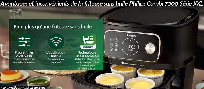 Airfryer Série 7000 Combi XXL, la meilleure friteuse sans huile combinée