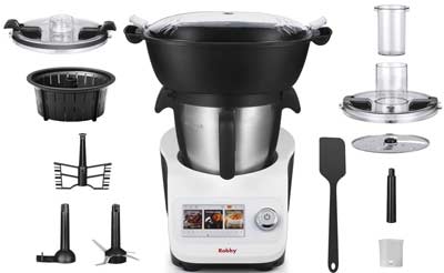 Robot culinaire nombreux accessoires