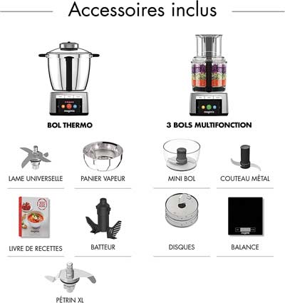 Accessoires du Cook Expert 18909 Magimix version XL Premium