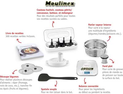 Accessoires robot Moulinex