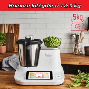 Balance intégrée avec tare du Click&Cook