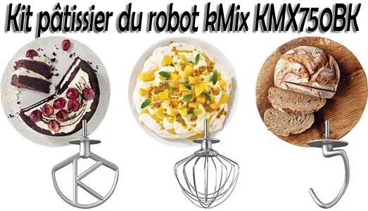 Kit pâtissier du robot kMix Kenwood