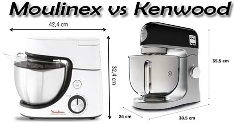 Robot Moulinex contre Kenwood