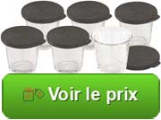 Prix des 6 verrines compatibles Cookeo Moulinex