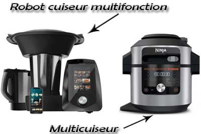 Différence entre un robot cuiseur multifonction et un multicuiseur