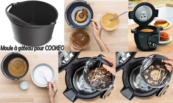 Accessoire moule à gâteau compatible Cookeo 6 litres