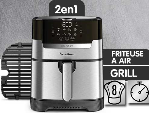 Friteuse sans huile MOULINEX Easy Fry and Grill XL 4.2L EZ501D10