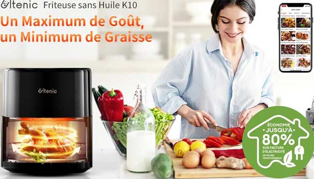 Avis critique sur l'Air Fryer connecté K10 d'Ultenic