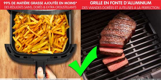 Easy Fry Moulinex : 2 appareils en 1 Airfryer et grill