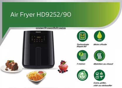 Caractéristiques techniques de l'AirFryer Essential