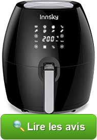 Lire les avis sur l'airfryer Innsky capacité XL IS-EE003