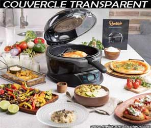 TurboCecofry 4D Healthy Cecotec avec couvercle transparent