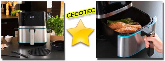 Avis sur la friteuse sans huile Cecofry 5500 Pro Full Inox 03317 de CECOTEC