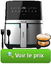 Vérifier le prix de la friteuse sans huile Cecofry 5500 Full Inox Pro de CECOTEC