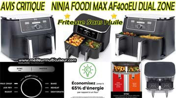 Ninja AF400EU Dual Zone Airfryer Double Cuve