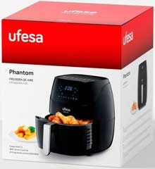 Caractéristiques techniques de la friteuse sans huile AF5000 Phantom Wi-Fi de la marque UFESA