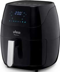 Description technique de l'airfryer Wi-Fi Ufesa AF5000 Phantom