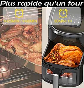 Bogseth airfryer cuisson plus rapide qu'un four