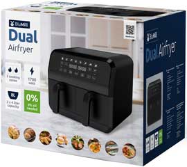 Détails techniques du BluMill Double AirFryer AFT08003