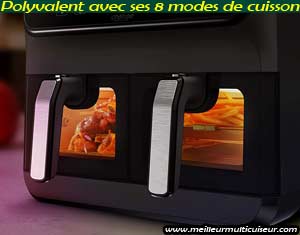 AFW20 Dual Zone Chefree avec 8 programmes de cuisson