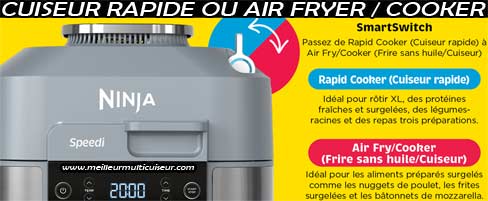 Ninja Speedi cuiseur rapide et airfryer / cuiseur