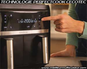 Technologie de cuisson PerfectCook sur Cecofry Advance Double