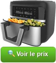 Vérifier le prix de l'air fryer Cecofry Dual 9000 de CECOTEC