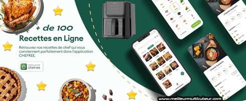 Application Chefree + de 100 recettes en ligne