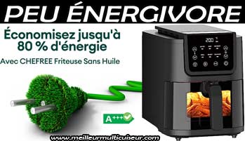 Consommation électrique airfryer Chefree AFW01