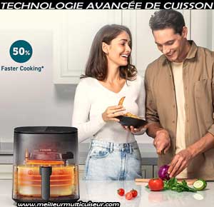Technologie de cuisson avancée sur l'airfryer Cosori CAF-L501