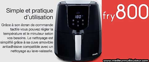 Fry800 de ((H.KOENIG-FRY800 facile à utiliser