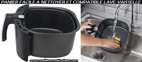 Panier compatible lave-vaisselle sur l'airfryer My Air Cook SENYA