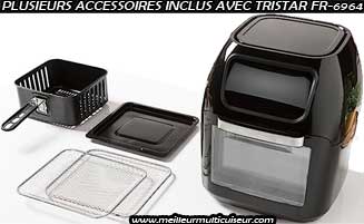 Les accessoires de l'airfryer - four Tristar fr-6964