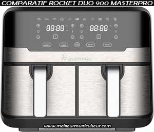 Airfryer à double panier Rocket Duo 900 de la marque MasterPro