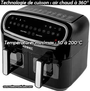 Températures et technologie de cuisson AF34 DURONIC