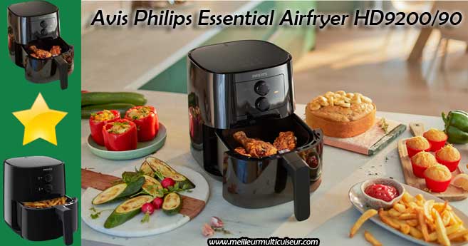 Avis sur la friteuse sans huile petite capacité Essential Airfryer de PHILIPS
