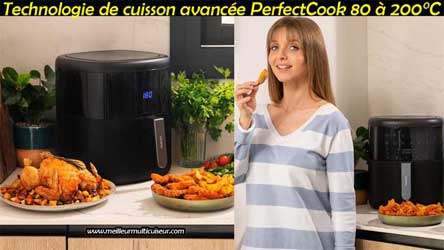 Friteuse sans huile avec technologie de cuisson PerfectCook CECOTEC