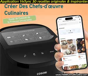 Recettes en ligne application VeSync pour Cosori CAF-LI211