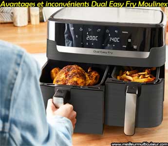 Avantages et inconvénients Easy Fry Dual EZ901820 Moulinex