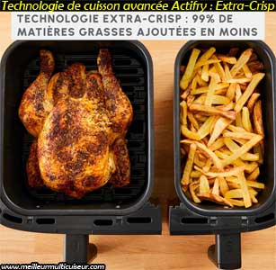 Technologie de cuisson Dual Easy Fry Moulinex