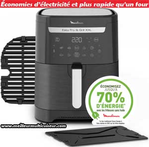 Économies d'électricité avec Easy Fry and Grill XXL de Moulinex