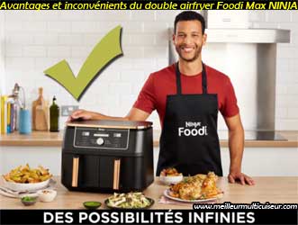 Avantages et inconvénients du double airfryer Foodi Max édition cuivre exclusive de la marque NINJA