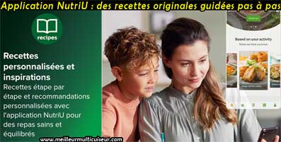 Application de recettes NutriU pour friteuse sans huile Premium XXL HD9762/90 de PHILIPS