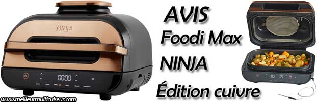 Avis sur les avantages et inconvénients de Foodi Max édition cuivre de NINJA