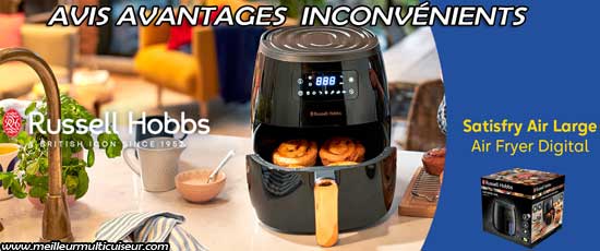 Avis sur les avantages et inconvénients de Russell Hobbs Air Large de la gamme Satisfry